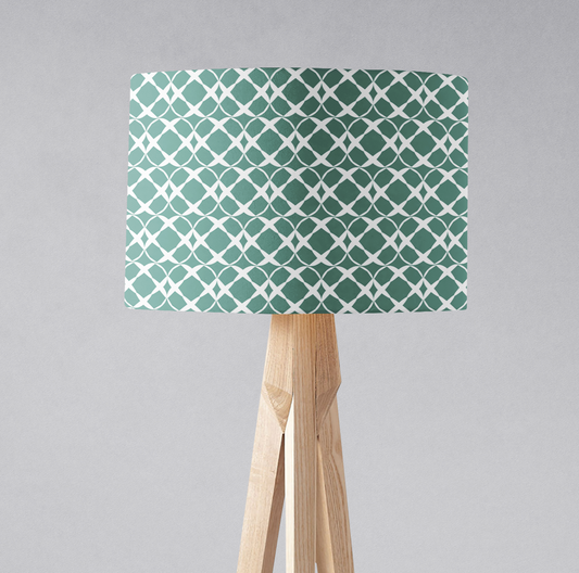 Green Geometric Lampshade