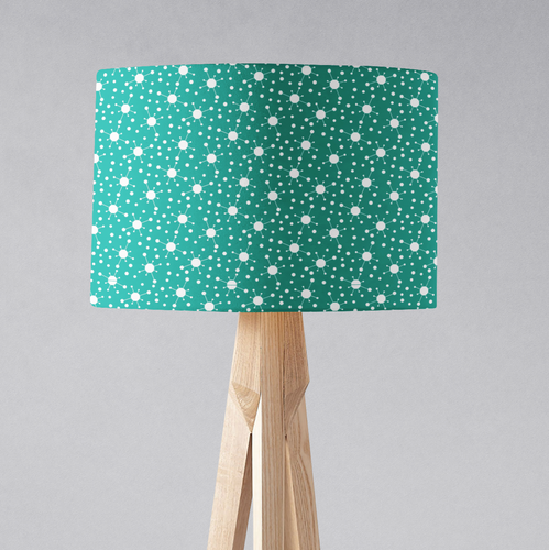 Turquoise Retro Lampshade