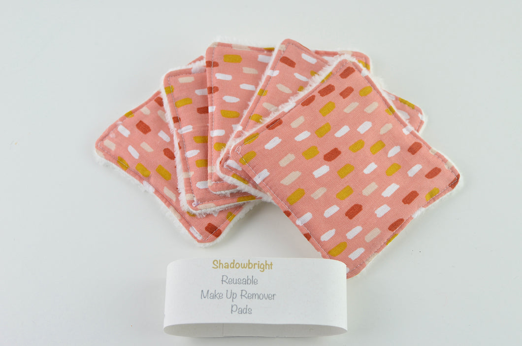 Reusable Peach Makeup Pads