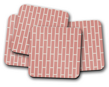 Load image into Gallery viewer, Pink Geometric Coasters
