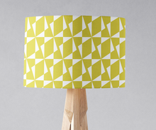 Load image into Gallery viewer, Yellow Retro Geometric Lampshade
