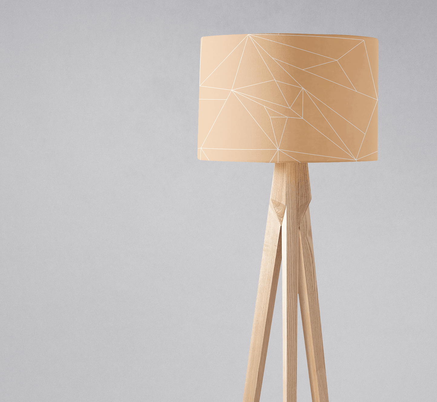 Beige Minimalist Lampshade, Ceiling or Table Lamp Shade - Shadow bright