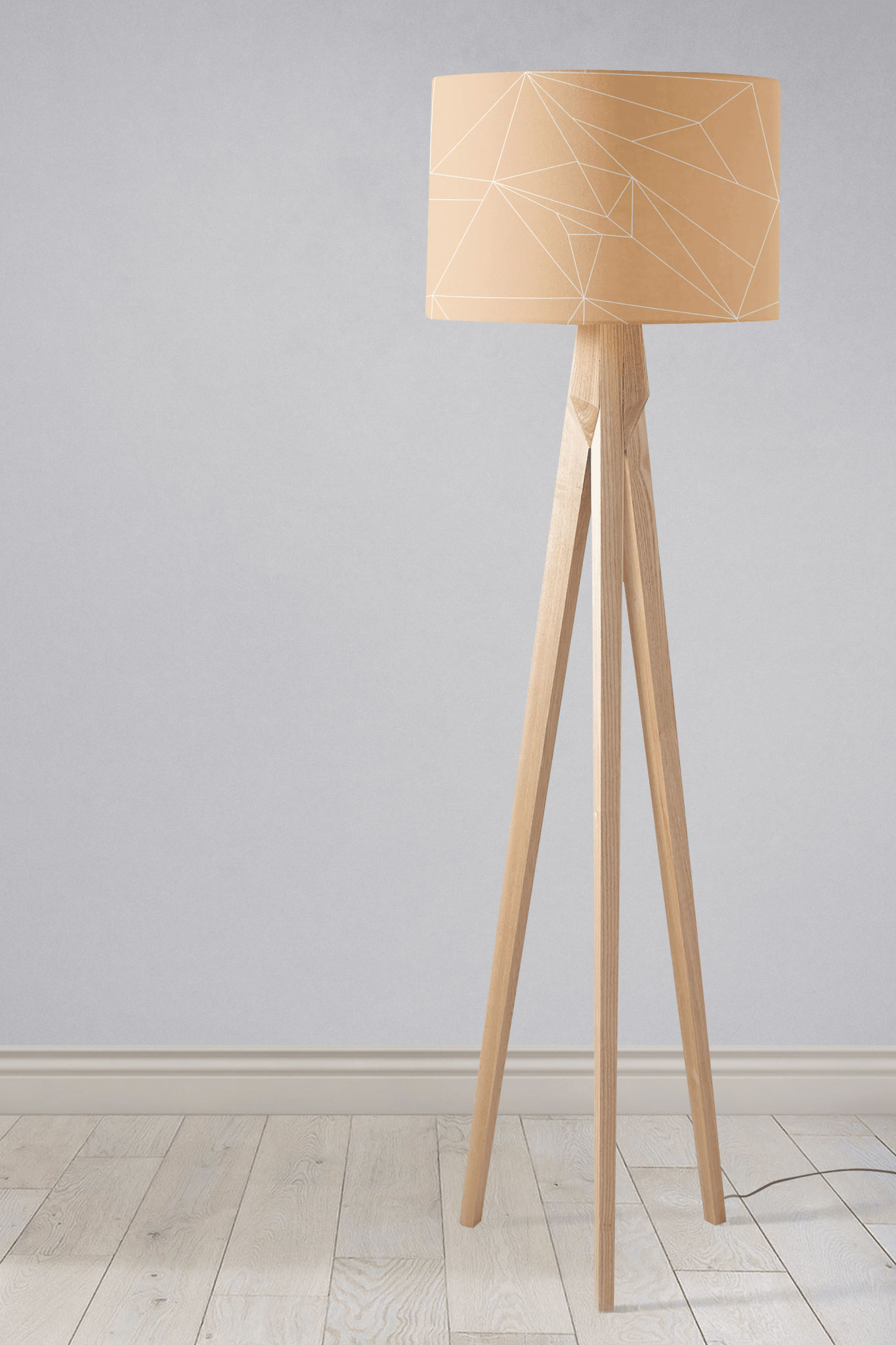 Beige Minimalist Lampshade, Ceiling or Table Lamp Shade - Shadow bright