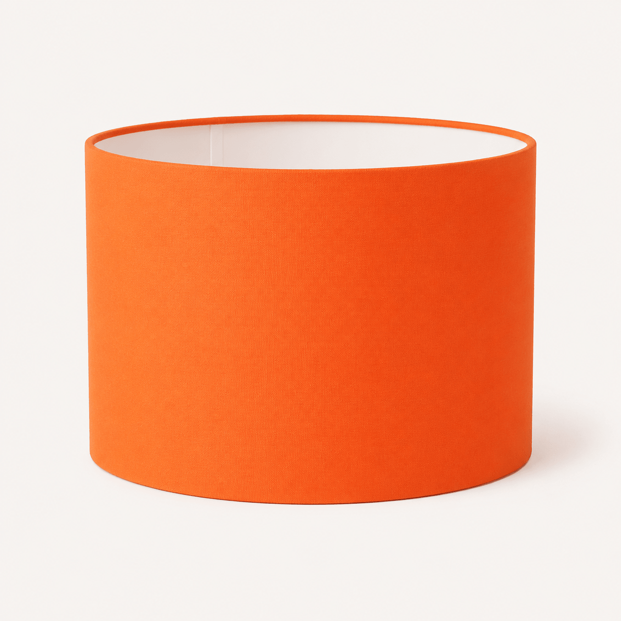 Plain Bright Orange Lampshade, Ceiling or Table Lamp Shade - Shadow bright