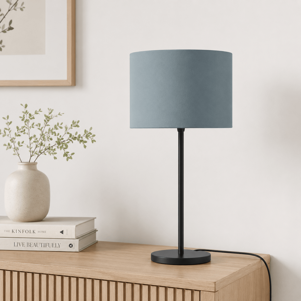 Plain Petrol Blue Lampshade, Ceiling or Table Lamp Shade - Shadow bright