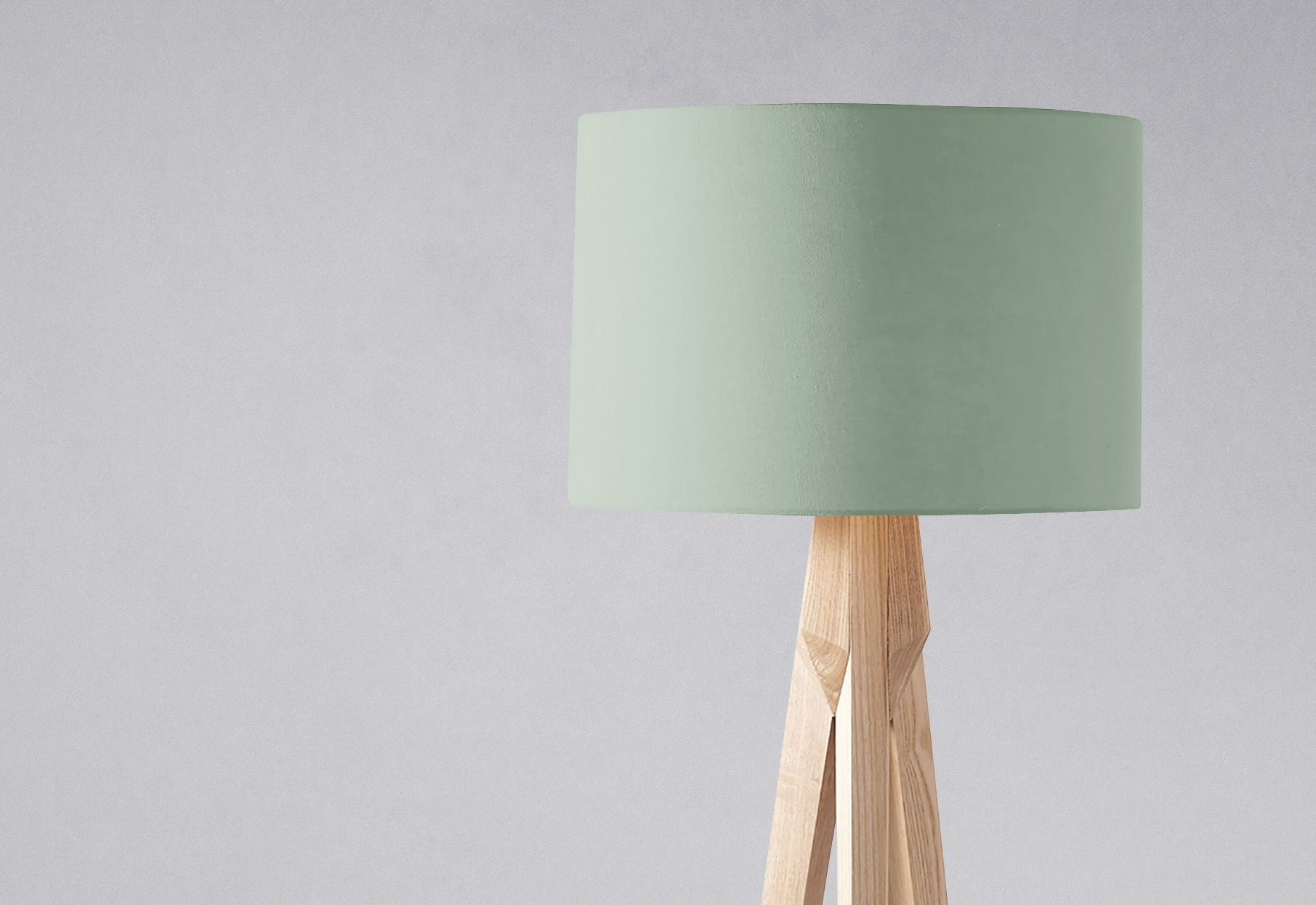 Plain Sage Green Lampshade – Handmade UK, Ceiling or Table Lamp Shade | Made to Order - Shadow bright
