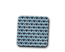 Load image into Gallery viewer, Blue Geometric Arches Design Coaster, Table Decor Drinks Mat - Shadow bright
