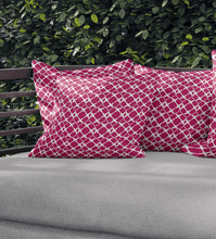 Load image into Gallery viewer, Magenta Pink 45cm Colour Pop Decorative Geometric Outdoor Cushion - Shadow bright
