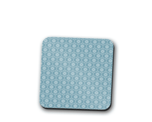 Load image into Gallery viewer, Blue and White Geometric Design Coasters, Table Decor Drinks Mat - Shadow bright
