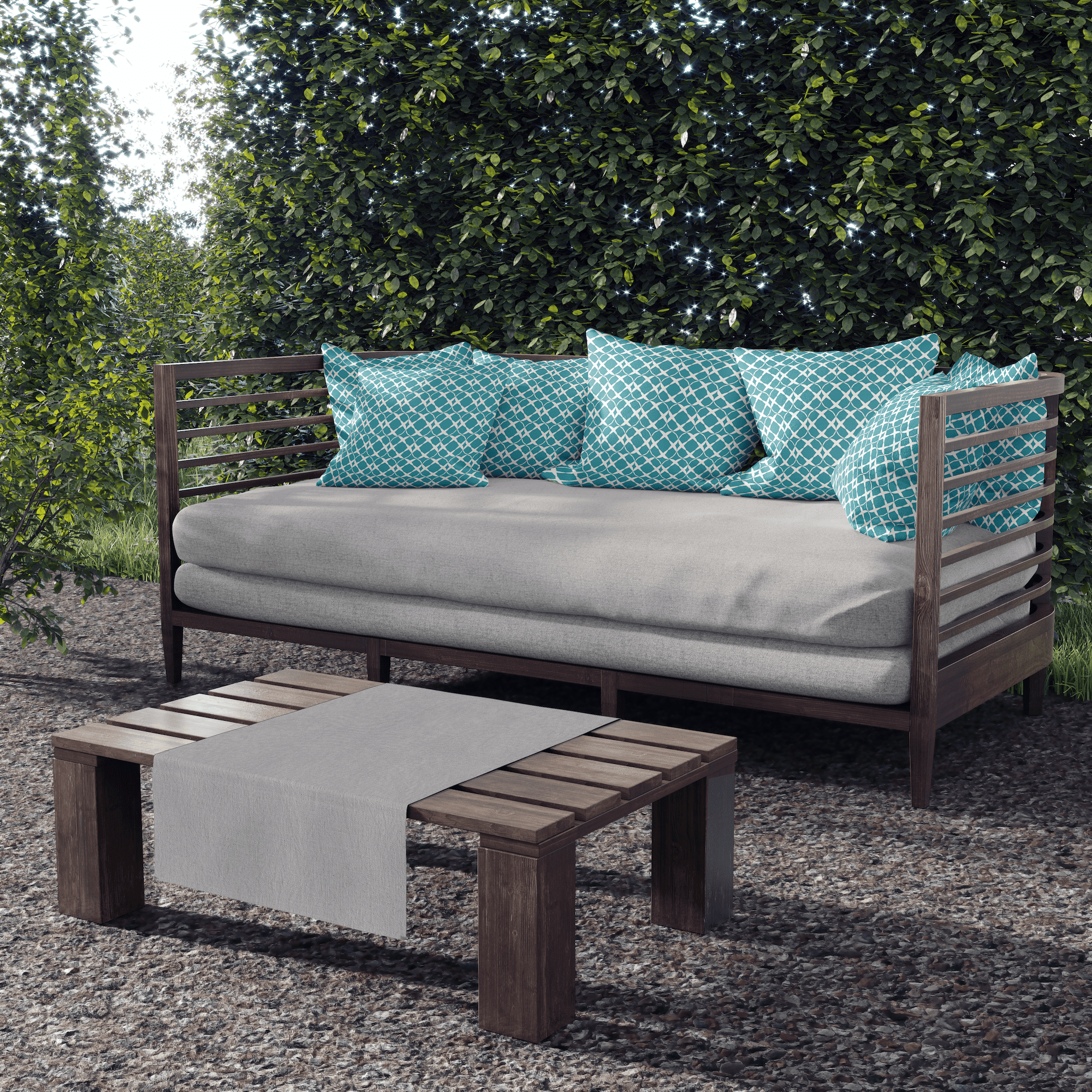 Turquoise patio cushions hot sale