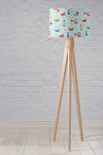 Load image into Gallery viewer, Pale Blue Seaside Theme Lampshade, Ceiling or Table Lamp Shade - Shadow bright
