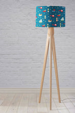 Load image into Gallery viewer, Mid Blue Seaside Theme Design Lampshade, Ceiling or Table Lamp Shade - Shadow bright
