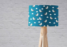 Load image into Gallery viewer, Dark Blue Seagulls Lampshade - Shadow bright
