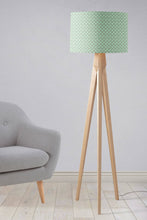 Load image into Gallery viewer, Mint Green with Grey Abstract Design, Ceiling or Table Lamp Shade - Shadow bright
