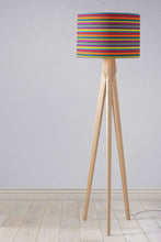 Load image into Gallery viewer, Rainbow Striped Lampshade, Ceiling or Table Lamp Shade - Shadow bright
