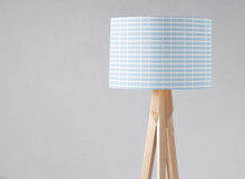 Load image into Gallery viewer, Blue and White Striped Lampshade, Ceiling or Table Lamp Shade - Shadow bright
