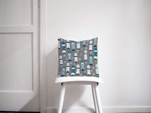 Load image into Gallery viewer, Grey Nautical Lighthouse Design Cushion, Throw Pillow - Shadow bright
