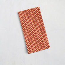 Load image into Gallery viewer, Orange Tea Towels with a 70&#39;s Retro Design, Dish Towels, Kitchen Towels - Shadow bright
