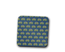 Load image into Gallery viewer, Blue Coasters with a Bicycle Design, Table Decor Table Mat - Shadow bright
