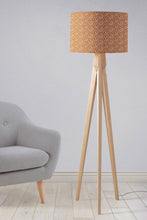Load image into Gallery viewer, Brown Retro 1970&#39;s Circles Design Lampshade, Ceiling or Table Lamp Shade - Shadow bright
