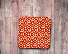 Load image into Gallery viewer, Orange Retro 70&#39;s Design Coasters, Table Decor Drinks Mat - Shadow bright
