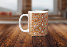 Load image into Gallery viewer, Brown Retro 70&#39;s Design Mug, Tea or Coffee Cup - Shadow bright
