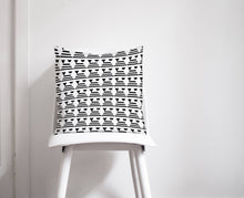 Load image into Gallery viewer, Black and white Geometric Design Cushion, Throw Pillow - Shadow bright
