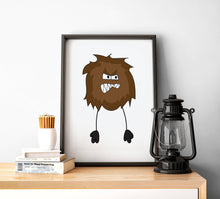 Load image into Gallery viewer, Werewolf Wall Art, Poster, Print - Shadow bright
