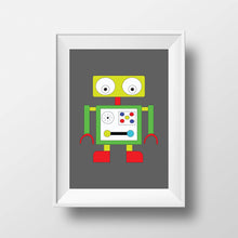 Load image into Gallery viewer, Set of 3 Robot Prints Wall Art, Poster, Print - Shadow bright
