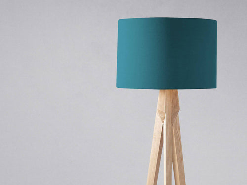 Plain Teal Lampshade, Ceiling or Table Lamp Shade - Shadow bright